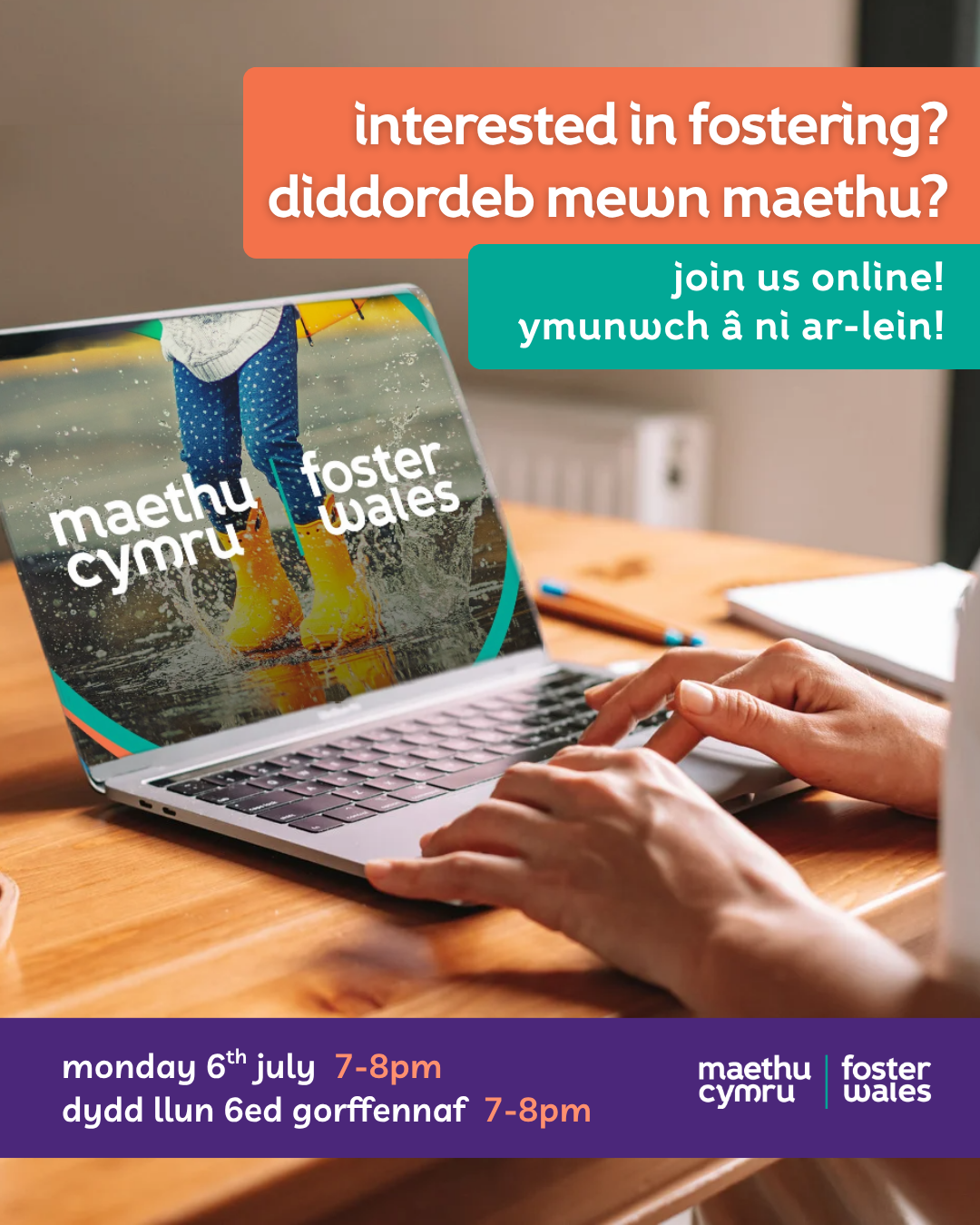 Online info session foster wales RCT