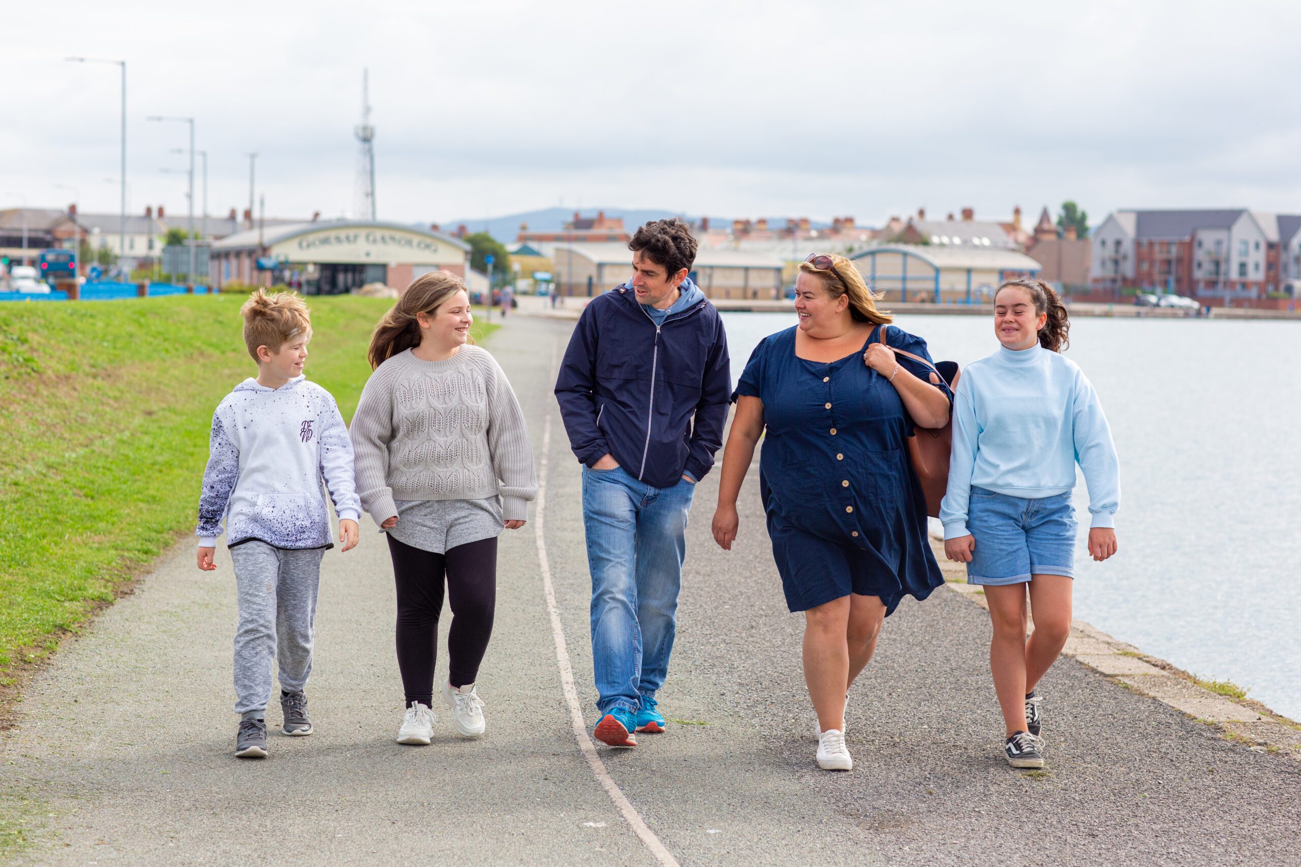 Family in Rhyl