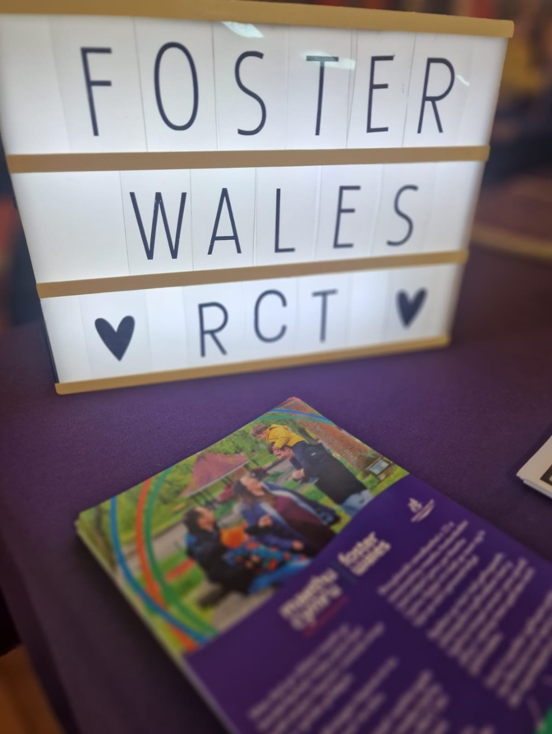 Foster Wales RCT sign